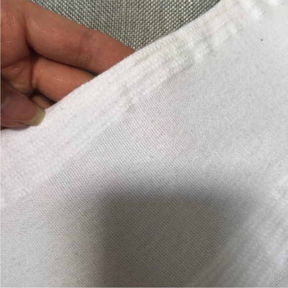 Free People white linen blend one shoulder maxi wrap dress size small - Picture 7 of 7